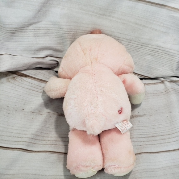 Kenner Care Bears Cheer Bear Pink Rainbow Plush Stuffed Toy 12 Inch 1983 - Picture 7 of 10